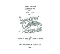 TO POCHAHONTAS' DESC Fourth Corrections and Additions to (Tascabile)