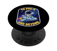 To Pre-K And Beyond Boys Space Lover Astronauta Back School PopSockets PopGrip Adesivo
