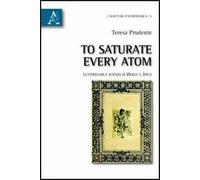 To saturate every atom. Letteratura e scienza in Woolf e Joyce