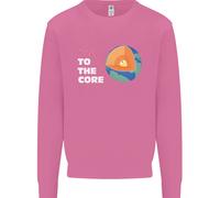 To The Core Climate Change ECG Heart Pulse Uomo Sweatshirt Jumper