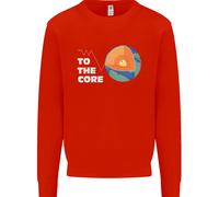 To The Core Climate Change ECG Heart Pulse Uomo Sweatshirt Jumper