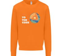 To The Core Climate Change ECG Heart Pulse Uomo Sweatshirt Jumper