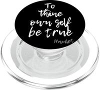 To Thine own Self True HAMLET SHAKESPEARE CITAZIONE PopSockets PopGrip per MagSafe