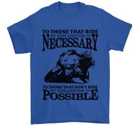 To Those Chi Ride Un Motociclista Uomo T-Shirt 100% Cotone