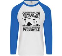 To Those The Parachute Regiment 1 2 3 Para Uomo L/S Baseball T-Shirt
