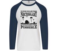 To Those The Parachute Regiment 1 2 3 Para Uomo L/S Baseball T-Shirt