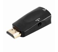 to VGA Female Adapter, Compact Gold-Plated to VGA Converter, Connects