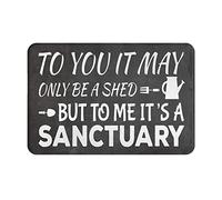 To You It May Only Be A Shed But To Me It'S A Sanctuary Zerbino Ingresso Lavabile In Lavatrice Tappeto Entrata Trappola Sporco Tappeti Da Bagno Per Doccia Esterno Interno 40X60Cm