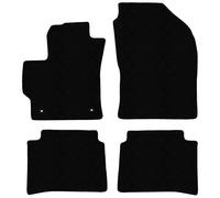 TO21-1 Set Tappetini Velluto Premium Opaco Bianco per Toyota Corolla XII dal 201