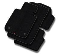 TO30-2 Set Tappetini Velluto Premium Opaco Nero per Suzuki Across dal 2020 tappe