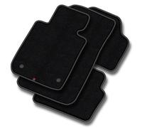 TO31-1 Set Tappetini Velluto Premium Opaco Bianco per Toyota Aygo II 2014-2022 t