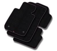 TO31-1 Set Tappetini Velluto Premium Pelle Rosso&Blu per Toyota Aygo II 2014-202