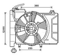 AVA COOLING SYSTEMS TO7647 Ventola radiatore