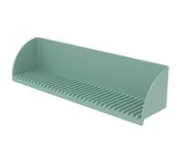 Toaboa 40 x 10 x 9 cm vasca da bagno per bambini, in silicone, con ventosa, resistente al calore, antiscivolo, per vasca da bagno, lavandini, piani di lavoro (verde)
