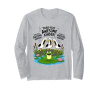 Toadally Awesome Kinder Class, Divertente Insegnante a Forma di Rana Gabbiano Maglia a Manica