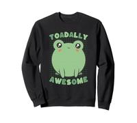 Toadally Awesome - Simpatico Gioco di Parole a Forma di Rana Felpa