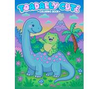 Toadally Cute: Fun and Froggy Coloring Book for Adults, Teens, and Kids with 50 Cute and Cozy Frog Coloring Pages for Relaxation and Stress Relief