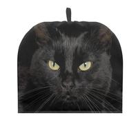 TOADDMOS Copertura per bollitore da tè a forma di gatto nero per set da tè durevole teiera Cozies scaldavivande per la colazione Home Kitchen Hotel Tea Party Table Decor Accessori