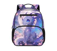 TOADDMOS Zaino per bambini per ragazzi e ragazze dai 2 ai 5 anni, borsa per libri per bambini in età prescolare da 13,5 pollici per asilo nido, pre-K e viaggio, Baby Dragon Florals, moderno