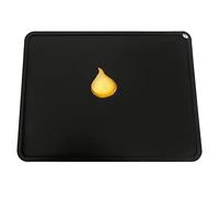 Toaiot Tappetino in silicone per stampante 3D 410X310mm/16.1X12.2 in Pulizia o trasferimento di resina per proteggere la superficie di lavoro Tappetino di lavoro per DLP SLA Stampa LCD Liquid(nero)