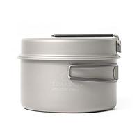 Toaks - Set in titanio composto da padella e pentola da campeggio/escursionismo, 1350ml