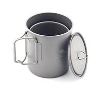 TOAKS Tazza portatile in titanio ultraleggero per acqua (750 ml e 450 ml)