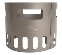 TOAKS Titanium 750ml Pot+siphon Alcohol Stove+windscreen Stand - Unisex - Grigio - Taglia unica- modello 2026