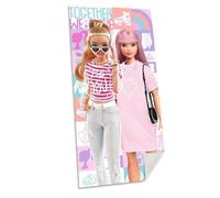 Barbie Cotone Telo Mare Bambino Licensing