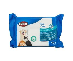 Toallita umida per animali TRIXIE 29418 per occhi 40 pezzi bianco