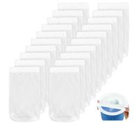 Toaluea 20 Pezzi Calzini da Skimmer per Piscina, Calza Filtranti Piscina Riutilizzabile, Elastico Calze da Filtro Nylon in Rete Ultra Fine per Intrappolare Foglie Erba Capelli Insetti