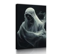 TOANGWALL Stampe d'arte da parete su tela scura mistica Opere d'arte Pittura spettrale Poster moderni Immagine Design estetico unico per la decor della lavanderia 50x75cm telaio interno