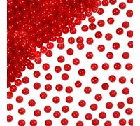 TOAOB 100 Pezzi 4mm Calcedonio Rosso Pietra Naturale Perline Rotondo Sciolte Gemma per Collana Bracciale Ciondolo Anello Fai da Te Creazione di Gioielli
