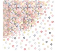 TOAOB 100 Pezzi Perline Pietra Morganite Naturale 4mm Rotondi Energetica Sciolte Gemma per Collana Braccialetti Fai da Te Creazione di Gioielli