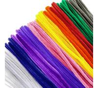 TOAOB 100 Pezzi Scovolini Ciniglia Colorati per Lavoretti 30cm Pipe Cleaner per Arte Decorativi Artigianato Decorazion Fai da Te