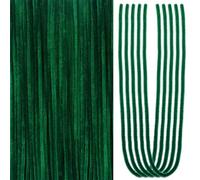 TOAOB 100 Pezzi Scovolini per Lavoretti Verde Scuro Pipe Cleaner 60cm