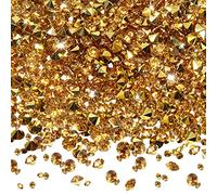 TOAOB 10000 Pezzi Cristalli Decorativi Strass Acrilico 3mm 6mm Oro Dispersione Diamante Perline Coriandoli per Decorazioni Vaso Tavolo Matrimoni Feste Decorare