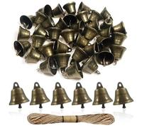TOAOB 40 Pezzi 22mm Campanella Bronzo Campanellini Sonagli