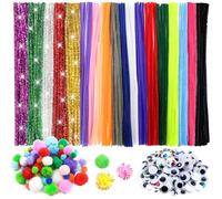 TOAOB 500 Pezzi Scovolini Colorati per Lavoretti Pipe Cleaner