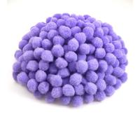 TOAOB Circa 300 Pezzi Pom Poms Viola Chiaro Mini Piccoli Pompon per Lavoretti Creativi Crafts Decorazioni Artigianato Cucito Fai da Te Circa 8 mm