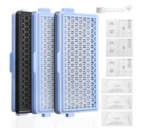 Toaren 3 Set filtro HEPA Airclean per Miele Compact C1&C2, Complete C2&C3, S8340, 3 filtro HEPA con spazzola pulizia per S4000, S5000, S6000 & S8000