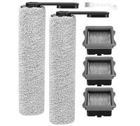 Toaren Spazzole a Rullo e Filtro Ricambi per Tineco Floor One S5/S5 Pro/S5 Pro 2/S5 Extreme,Umido e a Secco Aspirapolvere Accessori,2 Spazzole a Rullo, 2 Filtri HEPA(Non disponibile per S5 Combo)