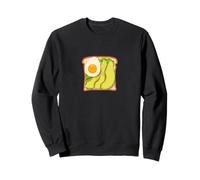 Toast all'uovo di avocado Felpa