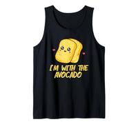 Toast I'm with The Avocado Bread Slice Costume da Toast con Avocado Canotta