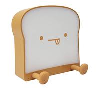 Toast Night Light LED,Lampada Tavolo Ricaricabile USB Per La Cura Degli OcchiLampada Regalo Per Bambini Festival Decorazione Per Interni Novità Giocattolo Per Bambini Lampada Comodino (Color : A)