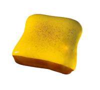 Toast Squeeze Toy - Soft Slow Rebound Stress Ball, Bread Shape Squishyy Calming Gadget, Realistic Food Style Stress Relief Item for Kids Adults, AnxietyRelief Hand Toy for Classroom Home Dorm Travel