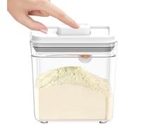 TOATELU Scatola portatile per latte in polvere: 1700 ml, dispenser ermetico per latte pop-up con coperta trasparente, contenitore per latte in polvere sigillato per la conservazione degli alimenti