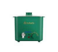 TOAUTO 4Qts Fondatore di cera verde - Vaso elettrico con valvola rapida per cera e controllo della temperatura per produttore di candele principianti AC 230 V