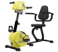 ToayNia Cyclette per Allenamento Arti Superiori e Inferiori, pedaliera elettrica per Anziani/disabili, Macchina Intelligente per Riabilitazione Mani e Piedi C