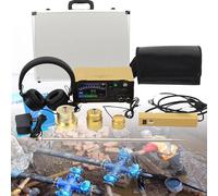 ToayNia Strumento per Il rilevamento di perdite di Tubi dell'Acqua, rilevatore di perdite d'Acqua, con Schermo LCD, Cuffie, Interruttore di riduzione del Rumore, Asta di ascolto e sensore cooperano
