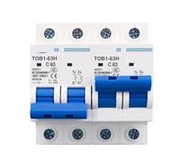 TOB1-63H 2P 1-63A Interruttore automatico MCB 50HZ/60HZ 400VAC 6A, 10A, 16a, 20A, 25A, 32A, 40A, 50A, 63A(6A)